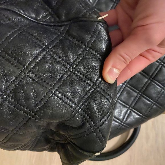 Marc Jacobs Black Leather Stam Bag - Picture 8 of 9